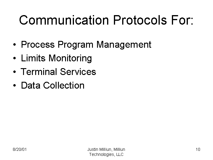 Slide 10 of presentation