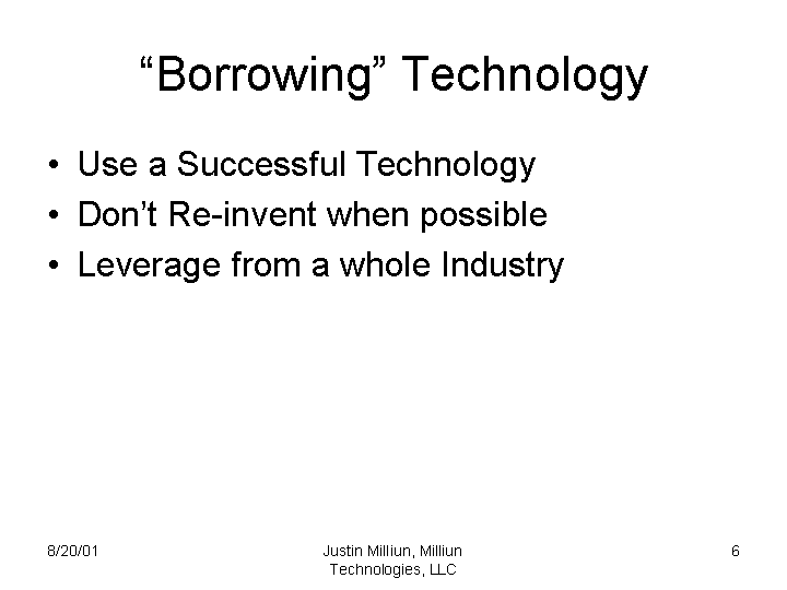 Slide 6 of presentation